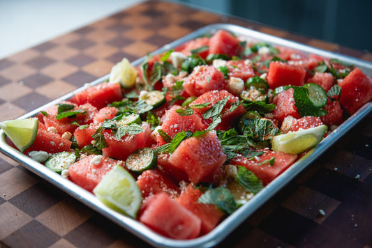 Watermelon Salad with Rub Yer Meat BBQ Rub