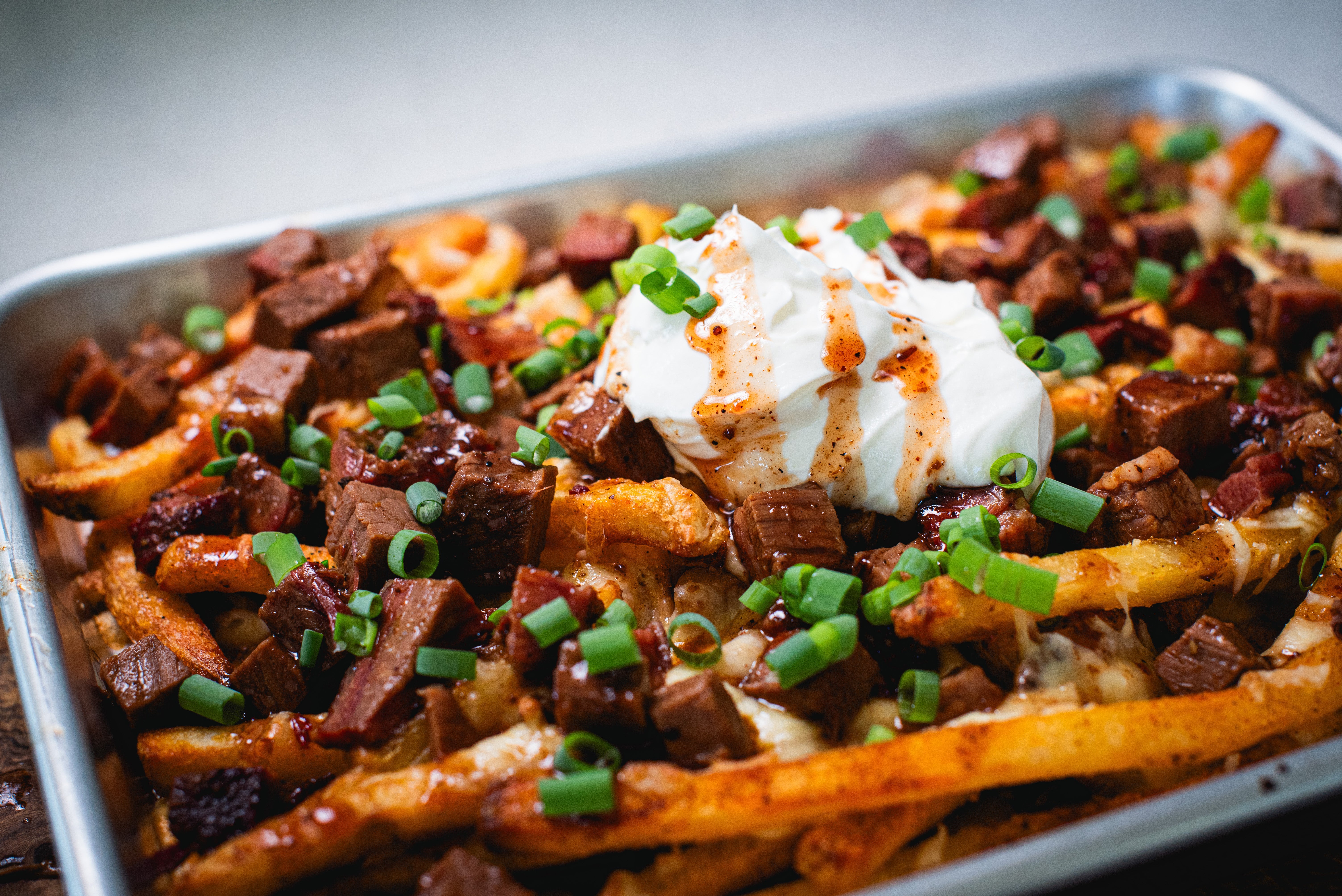 BBQ Brisket Cheese Fries (Idaho Nachos)
 &ndash; Barbaric BBQ