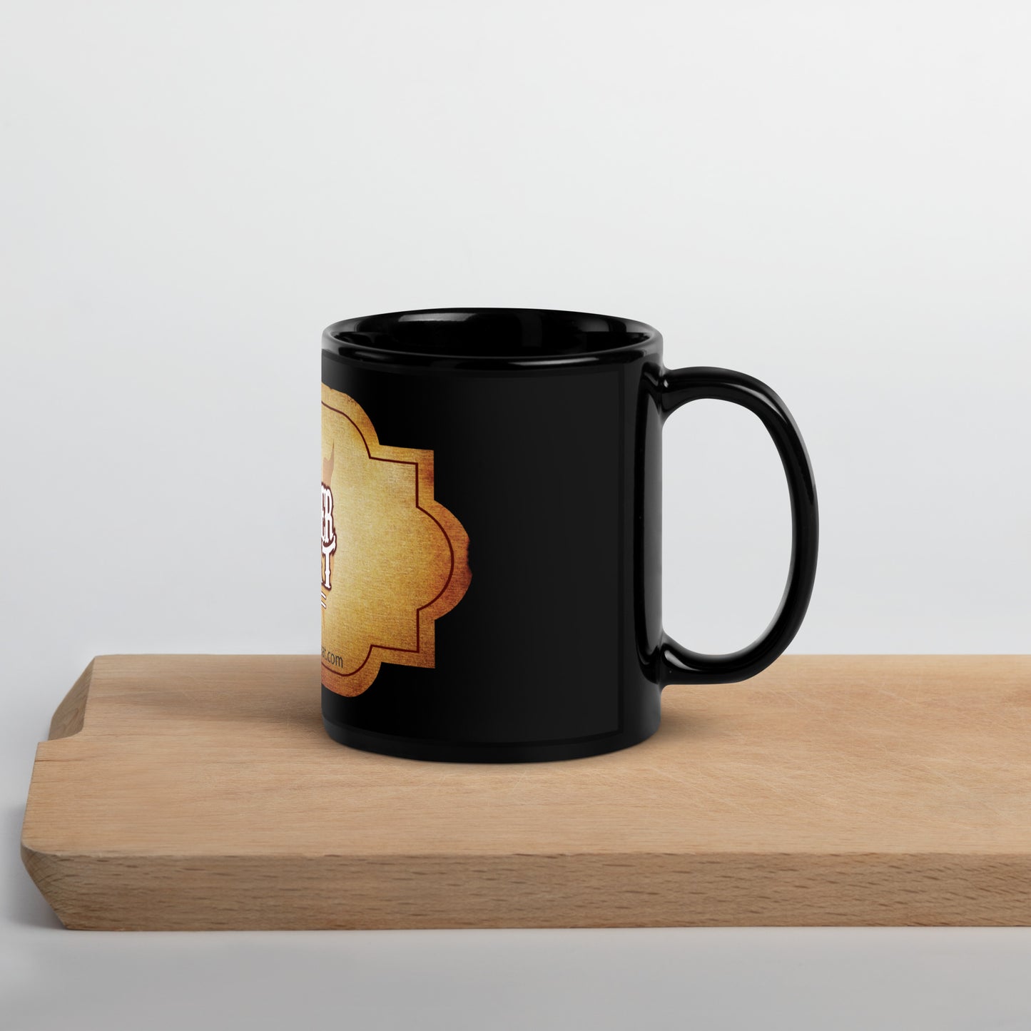 Rub Yer Meat - Black Glossy Mug