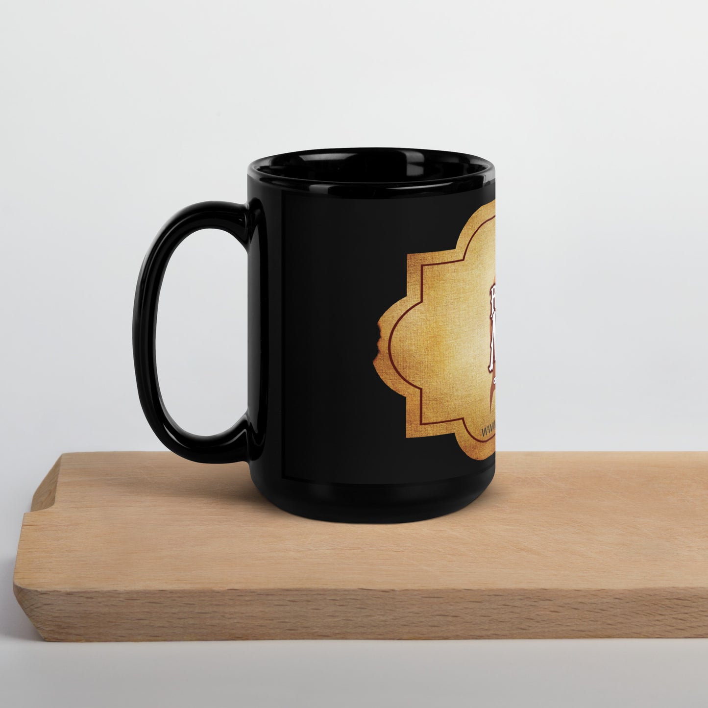 Rub Yer Meat - Black Glossy Mug