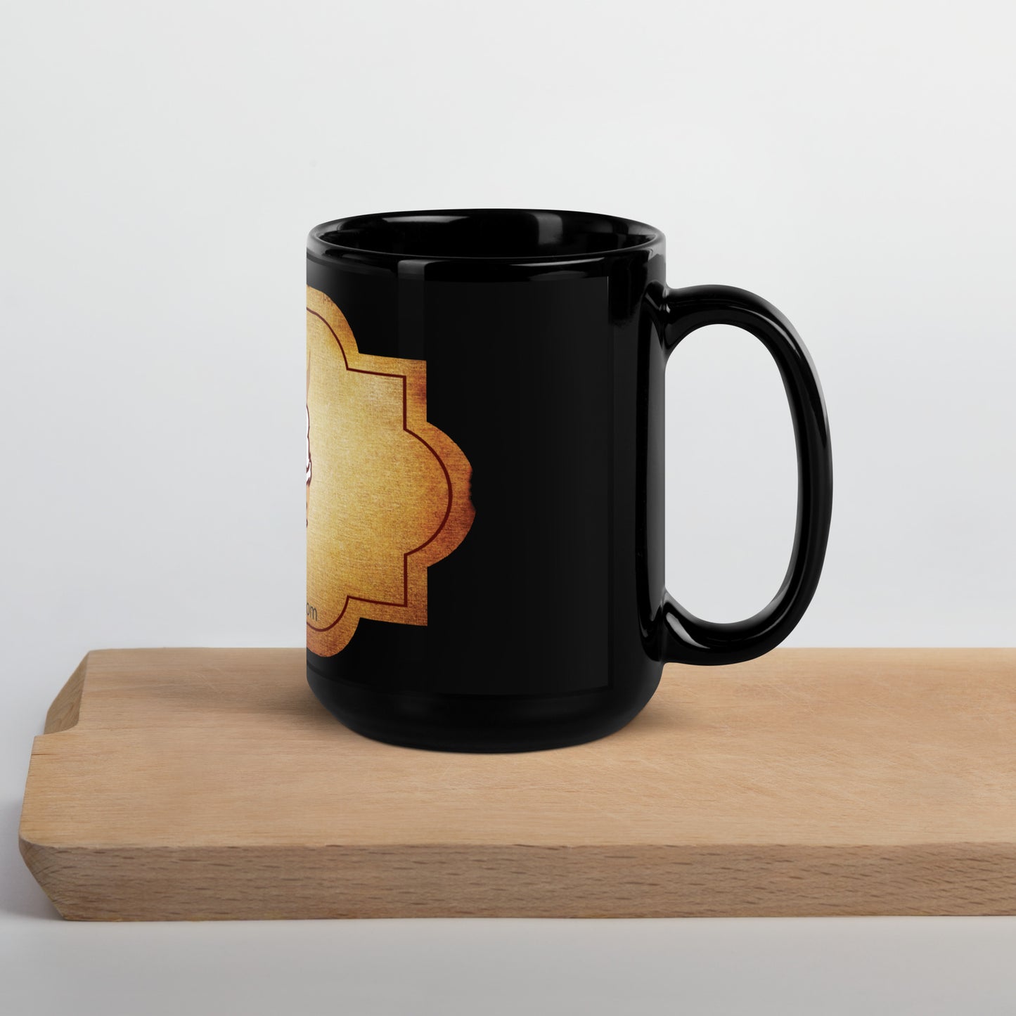 Rub Yer Meat - Black Glossy Mug