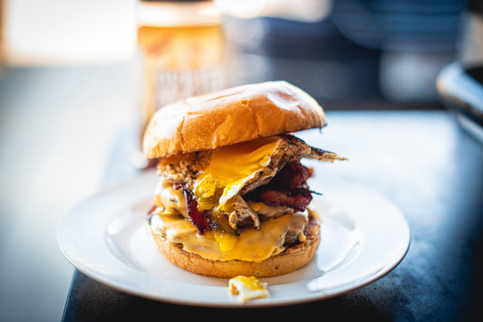 Breakfast Smash Burgers