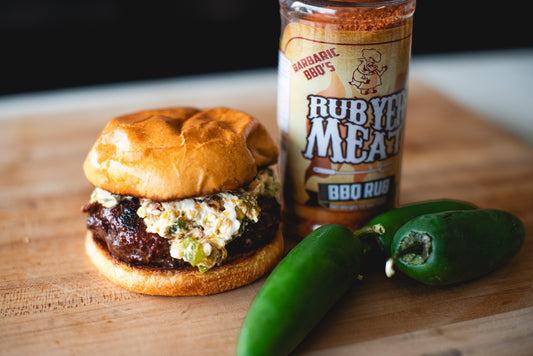 Smoked Jalapeño Popper Burgers