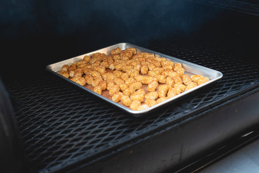 Loaded Tater Tots with Chili and Queso
