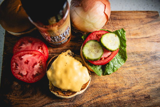 Smash Burgers with Griddled Onions