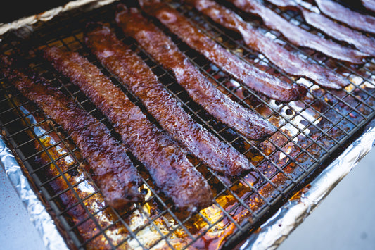Smoked Candied Bacon with Rub Yer Meat