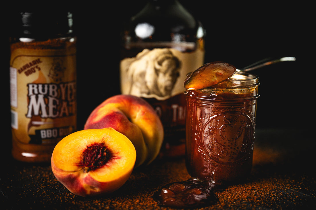 Rub Yer Meat Bourbon Peach BBQ Sauce