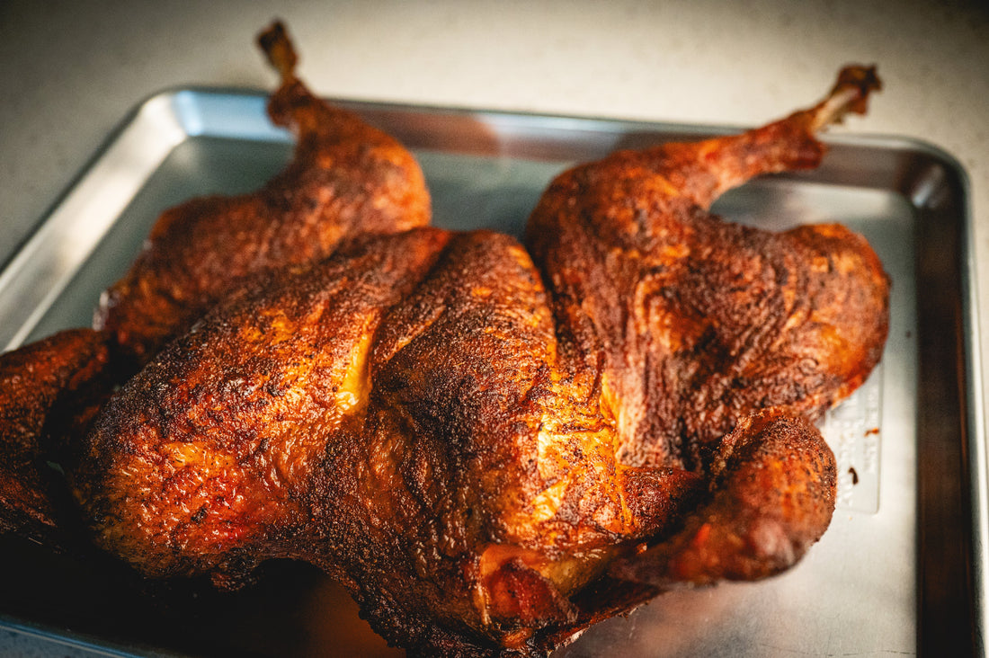 Rub Yer Meat Dry-Brined Smoked Turkey (Spatchcocked & Crispy as a Holiday Miracle)